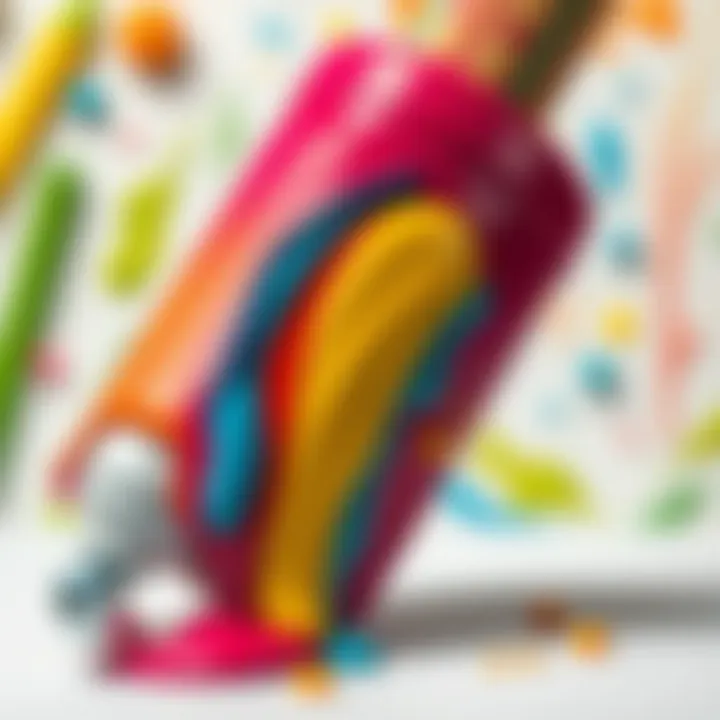 Creative Use of Tube Paint Artistic application of tube paint