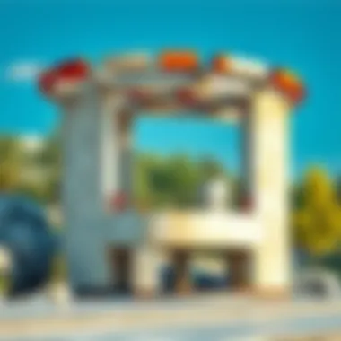 Examples of concrete structures with water-resistant features