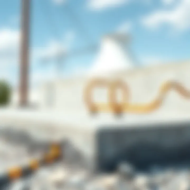 Application of waterproofing techniques on concrete