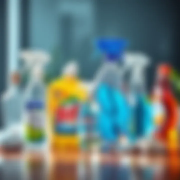 Comparative analysis of cleaning products