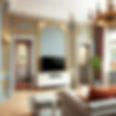 Elegant decorative trim enhancing a modern interior