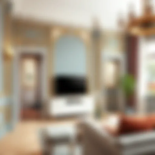 Elegant decorative trim enhancing a modern interior