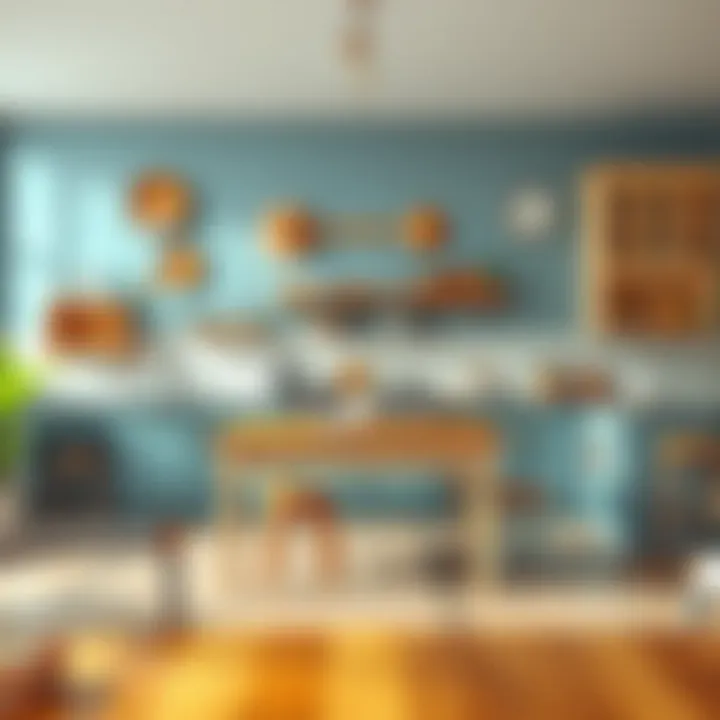 Different designs of kitchen tables displayed