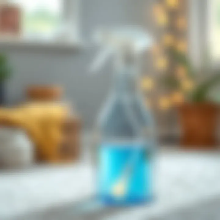 Homemade Carpet Cleaning Solution A DIY carpet cleaning solution in a spray bottle