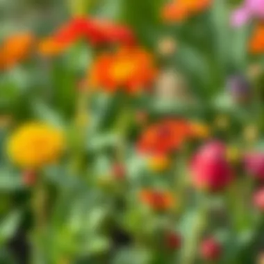 Illustration of eco-friendly practices in gardening