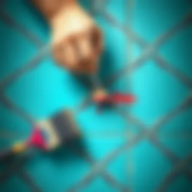 Techniques for Applying Paint on Tiles Demonstration of applying paint on tiles with precision