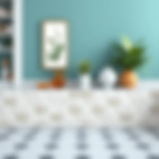 Elevate Your Space with Elegant Tile Skirting Elegant tile skirting design enhancing interior aesthetics