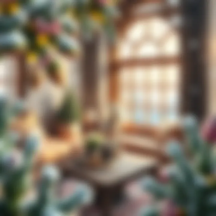 Inspirational Decor in a Winter Sanctuary Inspirational decorative elements in a winter garden