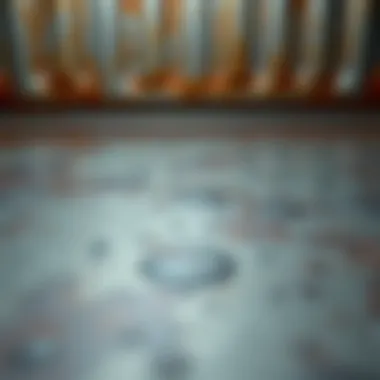 Clean metal surface after successful paint removal