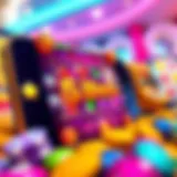 Exciting mobile slot game interface showcasing vibrant graphics and features