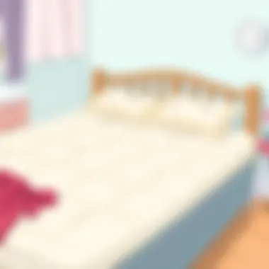 A well-maintained mattress covered with a breathable protector for longevity