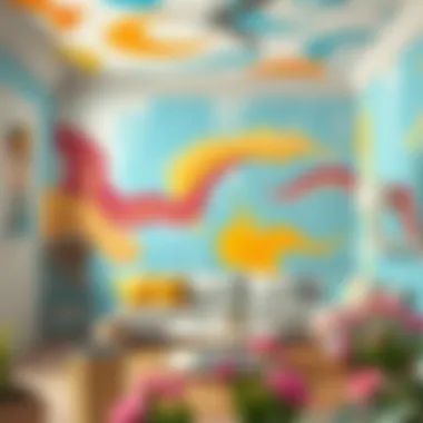 A beautifully painted room showcasing different techniques