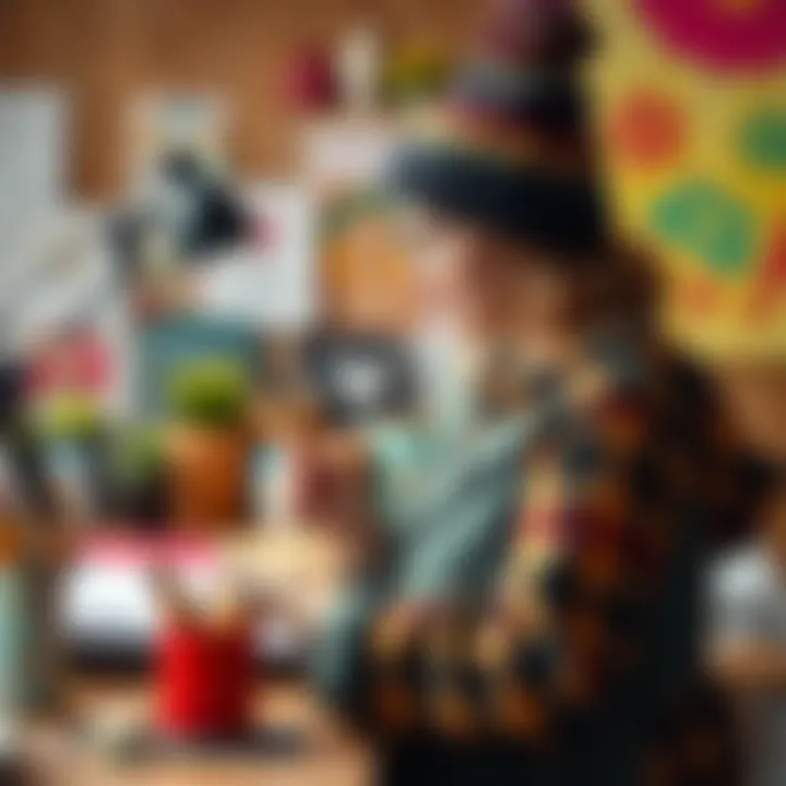 Creative Projects with OurDream AI Illustration showcasing creative projects powered by OurDream AI