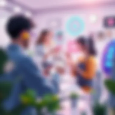 User Interaction with OurDream AI Conceptual image depicting the interaction of users with OurDream AI technology