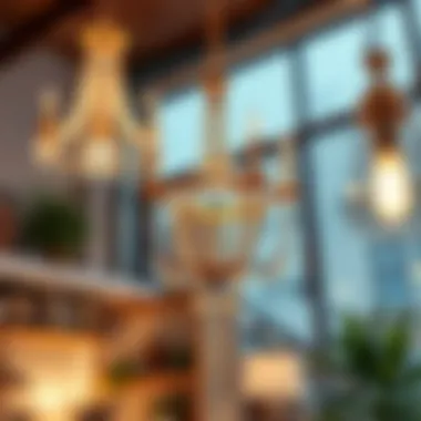 Safety precautions during chandelier installation