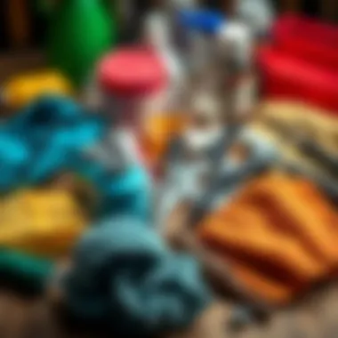 Cleaning Materials for Headlights Tools and materials laid out for cleaning headlights