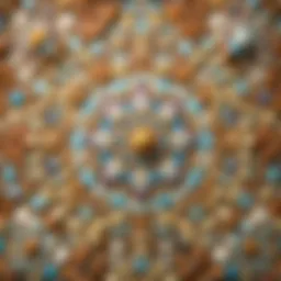 A stunning array of stone mosaic designs showcasing intricate patterns.