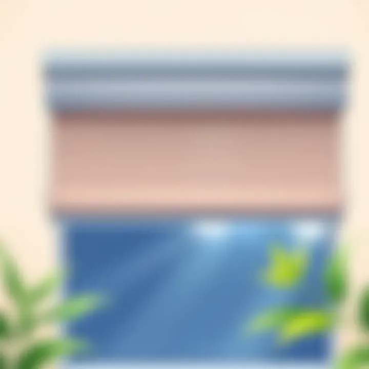 Finished clean roller blinds hanging gracefully