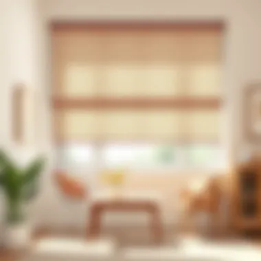 Different types of roller blinds displayed elegantly