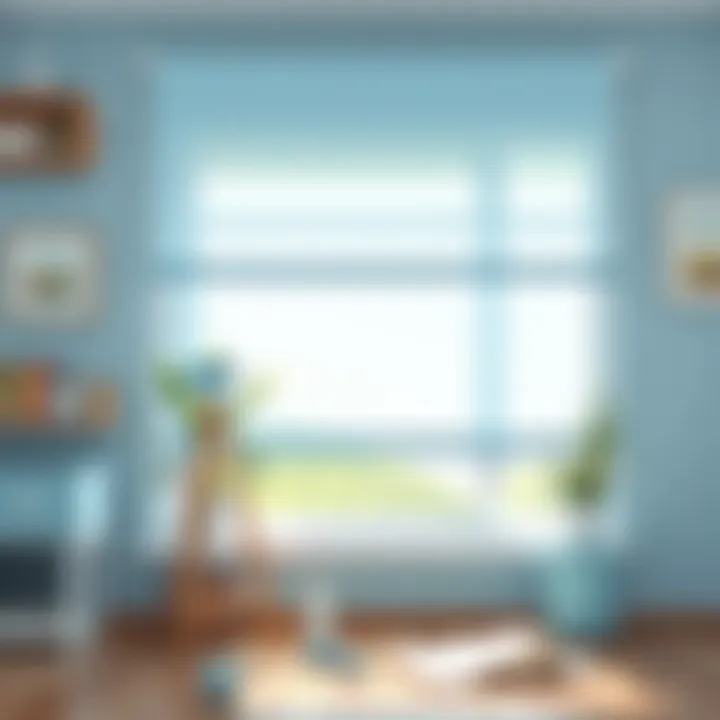 Preparation of roller blinds for washing