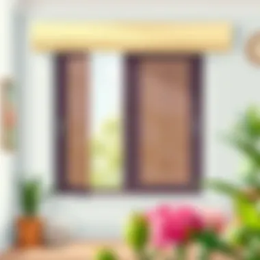 Demonstration of washing techniques for roller blinds