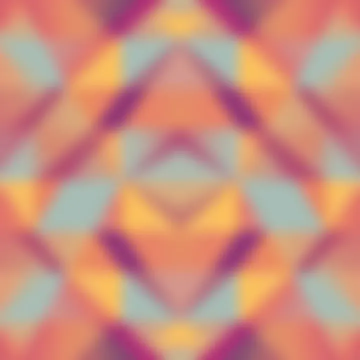 Sleek Geometric Pattern Minimalistic geometric pattern for smartphone background