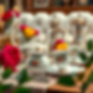 A beautifully set traditional Turkish coffee table with delicate cups