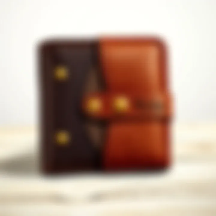 Personalized Elegance: Leather Wallet Personalized leather wallet for a special touch