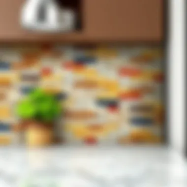 Variety of backsplash materials showcased